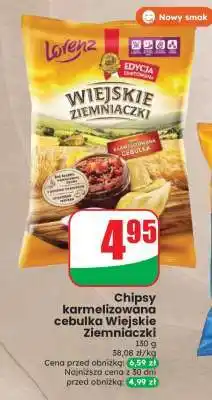Dino Chipsy karmelizowana cebulka Wiejskie Ziemniaczki oferta