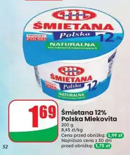 Dino Śmietana 12% Polska Mlekovita oferta