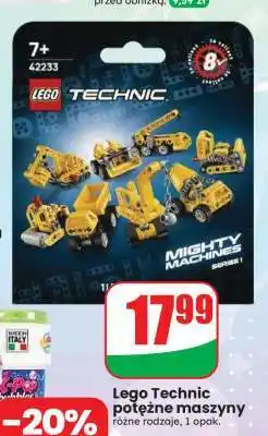Dino Lego Technic potężne maszyny oferta