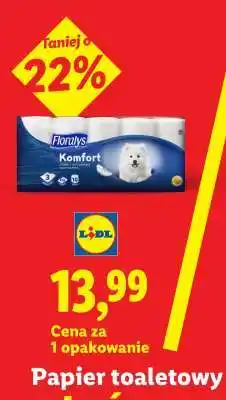Lidl Papier toaletowy Floralys Komfort oferta