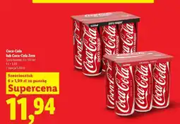 Lidl Coca-Cola lub Coca-Cola Zero oferta