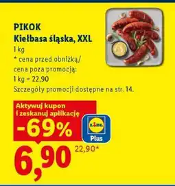 Lidl PIKOK Kiełbasa śląska, XXL oferta