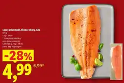Lidl Łosoś atlantycki, filet ze skórą, XXL oferta