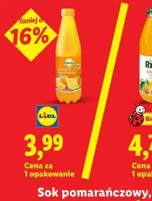 Lidl Sok pomarańczowy oferta
