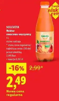 Lidl SOLEVITA Nektar owocowo-warzywny oferta