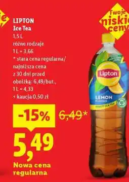 Lidl LIPTON Ice Tea oferta