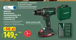 Lidl PARKSIDE Akumulatorowa wiertarko-wkrętarka, 20 V oferta