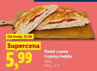 Lidl Panini z serem i szynką z indyka oferta