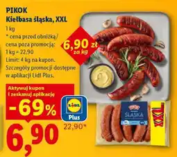 Lidl PIKOK Kiełbasa śląska, XXL oferta