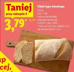 Lidl Chleb typu włoskiego oferta