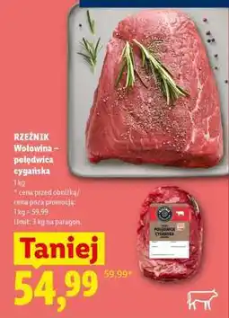 Lidl RZEŹNIK Wołowina – polędwica cygańska oferta