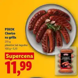 Lidl PIKOK Chorizo na grilla oferta