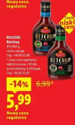 Lidl ROLEKSI Ketchup oferta