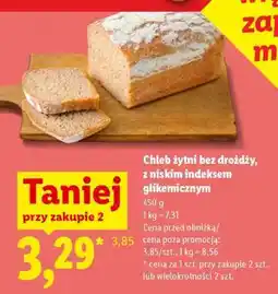 Lidl Chleb żytni bez drożdży oferta