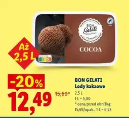 Lidl BON GELATI Lody kakaowe oferta