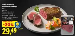 Lidl Stek z irlandzkiej wołowiny Black Angus oferta