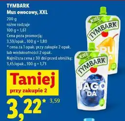 Lidl TYMBARK Mus owocowy XXL oferta