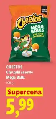 Lidl CHEETOS Chrupki serowe Mega Balls oferta