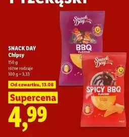 Lidl SNACK DAY Chipsy oferta