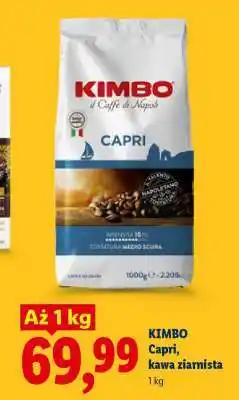 Lidl Kimbo Capri, kawa ziarnista oferta