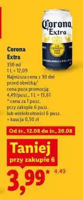 Lidl Corona Extra oferta