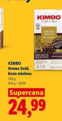 Lidl KIMBO Aroma Gold, kawa mielona oferta