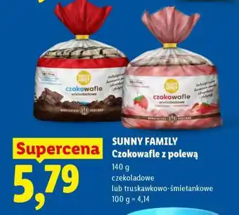 Lidl SUNNY FAMILY Czokowafle z polewą oferta