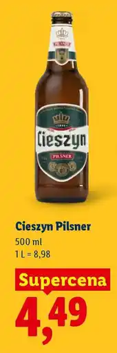 Lidl Cieszyn Pilsner oferta