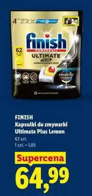 Lidl FINISH Kapsułki do zmywarki Ultimate Plus Lemon oferta