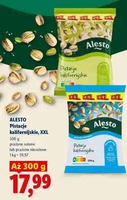 Lidl ALESTO Pistacje kalifornijskie, XXL oferta