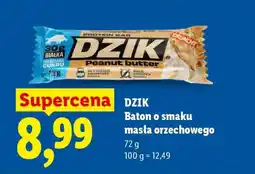 Lidl DZIK Baton o smaku masła orzechowego oferta