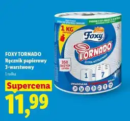 Lidl Foxy Tornado ręcznik papierowy 3-warstwowy oferta