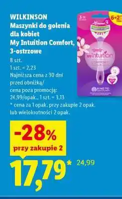Lidl WILKINSON Maszynki do golenia dla kobiet My Intuition Comfort, 3-ostrzowe oferta