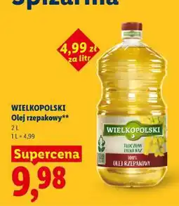 Lidl WIELKOPOLSKI Olej rzepakowy oferta