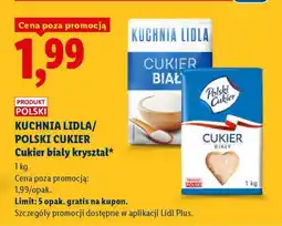 Lidl Kuchnia Lidla/Polski Cukier Cukier biały kryształ oferta