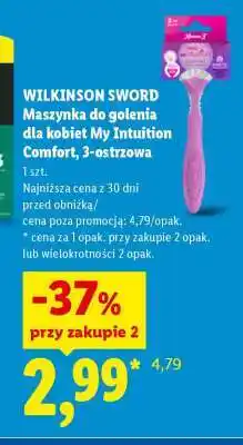 Lidl WILKINSON SWORD Maszynka do golenia dla kobiet My Intuition Comfort, 3-ostrzowa oferta