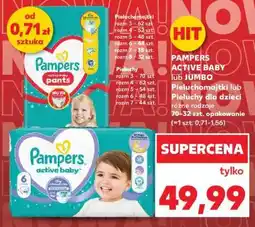 Kaufland PAMPERS ACTIVE BABY lub JUMBO oferta