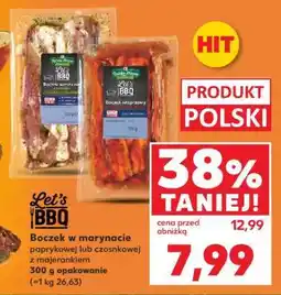 Kaufland Boczek w marynacie paprykowej lub czosnkowej z majerankiem oferta