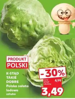 Kaufland Polska sałata lodowa sztuka oferta