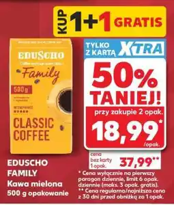 Kaufland EDUSCHO FAMILY Kawa mielona 500 g opakowanie oferta