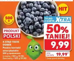 Kaufland Polskie borówki amerykańskie 500 g opakowanie oferta