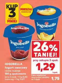 Kaufland JOGOBELLA Jogurt owocowy różne rodzaje 150 g opakowanie oferta