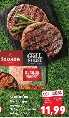 Kaufland SOKOŁÓW Big burger wołowy oferta