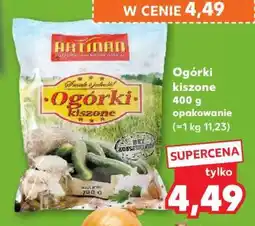 Kaufland Ogórki kiszone 400 g opakowanie oferta