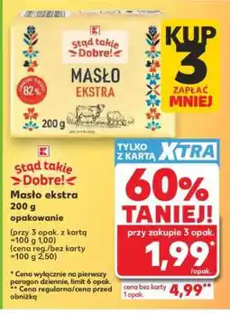 Kaufland Masło Ekstra oferta