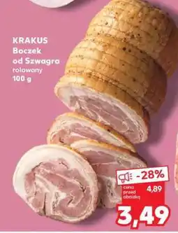 Kaufland KRAKUS Boczek od Szwagra rolowany 100 g oferta