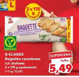 Kaufland K-CLASSIC Bagietka czosnkowa lub ziołowa oferta