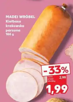 Kaufland MADEJ WRÓBEL Kiełbasa krakowska parzona 100 g oferta