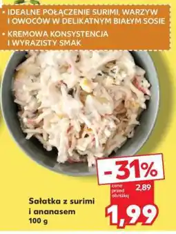 Kaufland Sałatka z surimi i ananasem oferta