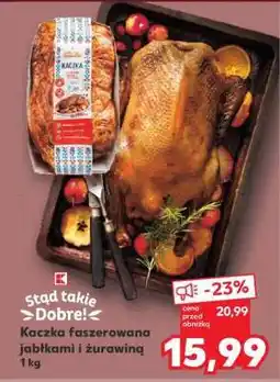 Kaufland Kaczka faszerowana jabłkami i żurawiną 1 kg oferta